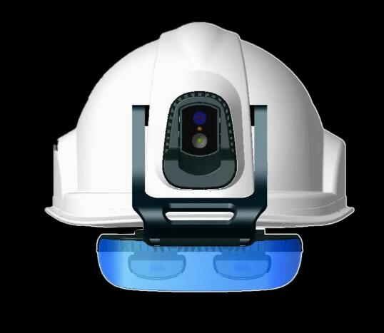 5G AR Smart Helmet with EEG heart rate monitoring brain wave collection drop alarm, and silent alarm, cap off alarm