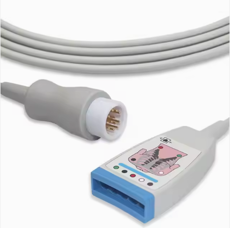 Patient Monitor Accessories 5 leads EKG Trunk Cable Compatible with HP