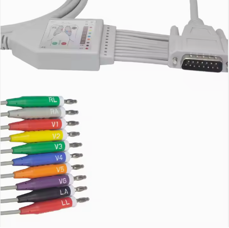 Mindray Edan 10 Leads Banana AHA EKG Cable for ekg machine