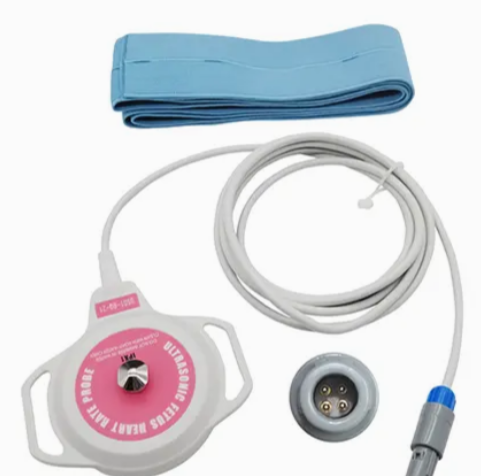 Edan CADENCE II F2/F6/F9 4pin Fetal US Transducer Probe with 2 Guide Medical Consumables