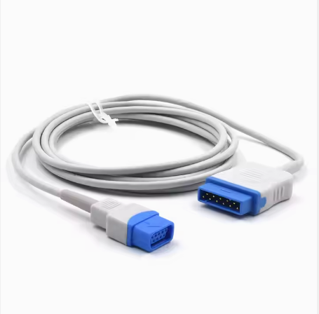 Reusable Spo2 sensor probe with 2.2 meter extension adapter cable for GE Marquette machine