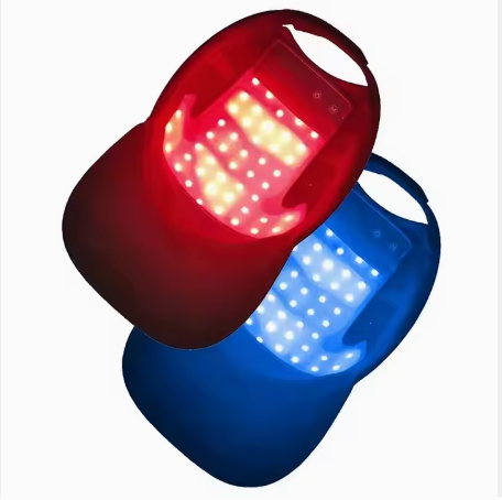 LM-K Laser Hair Regrow Machine Home Use Red Blue Hat LED Full Scalp Treatment Therapy Cap For Hair Loss Laser Cap Hair Regrowth